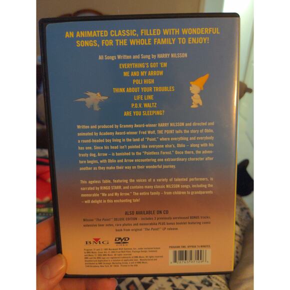 The Point Animated Musical DVD Narrated by Ringo Starr "Me And My Shadow" RARE - Picture 2 of 2